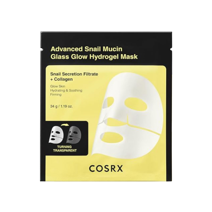 Advanced Snail Mucin Glass Glow Hydrogel Mask_3ea